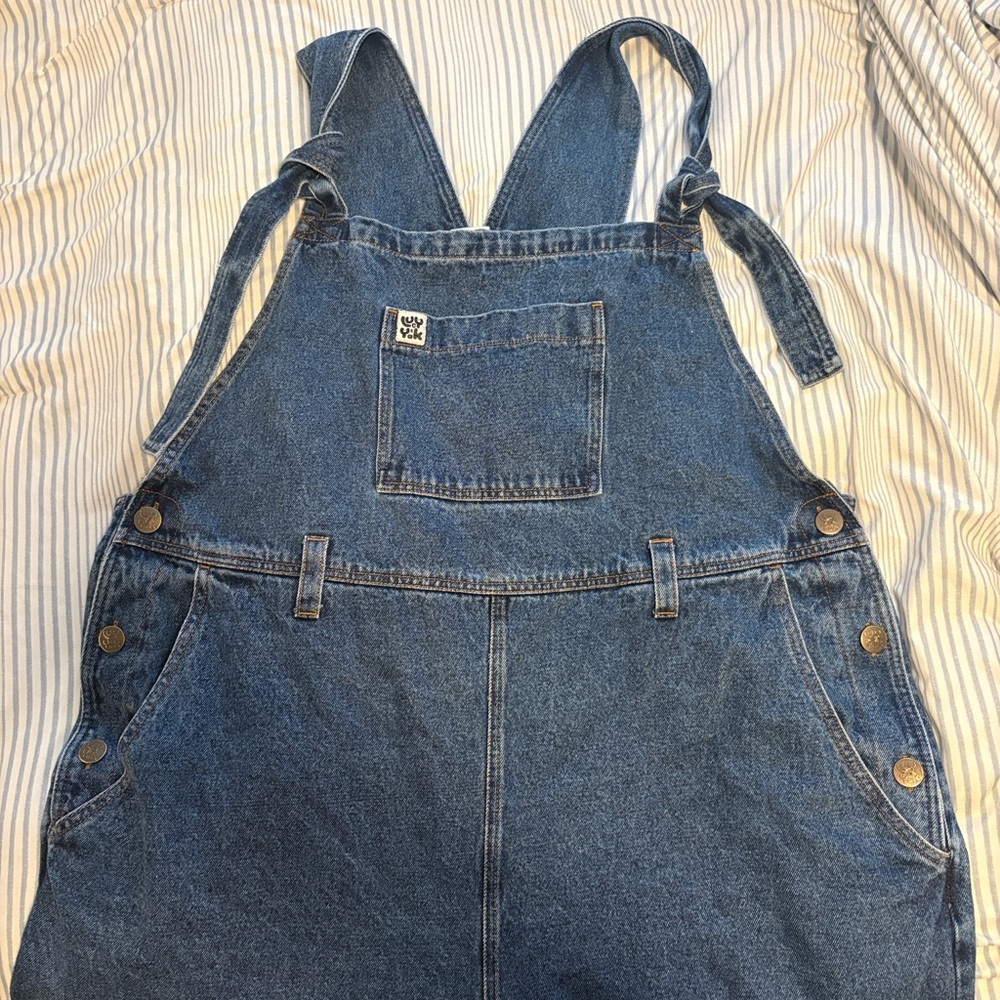 Lucy & Yak Blue Denim Dungarees Overalls